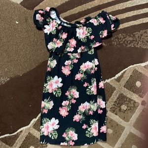 Flowery junior dress